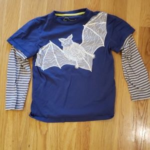 Mini boden 6-7y glowing long sleeve shirt